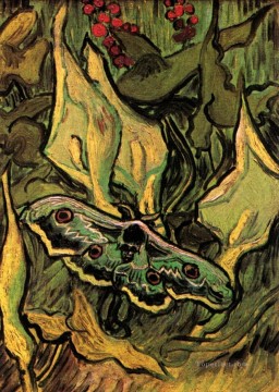 Vincent Van Gogh Painting - Great Peacock Moth Vincent van Gogh